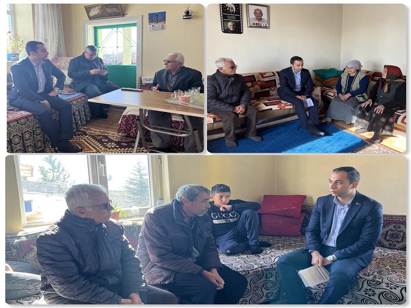 Kaymakamımız Sn. Fatih GÜNER Hane Ziyaretleri Programı Kapsamında  Ömerhacılı Mahallemizde Vatandaşlarımızı Ziyaret Etti.